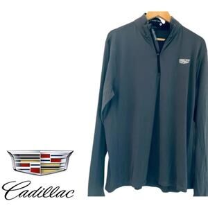 Greyson Clothiers Cadillac Grey Quarter-Zip Large Golf NWT RARE